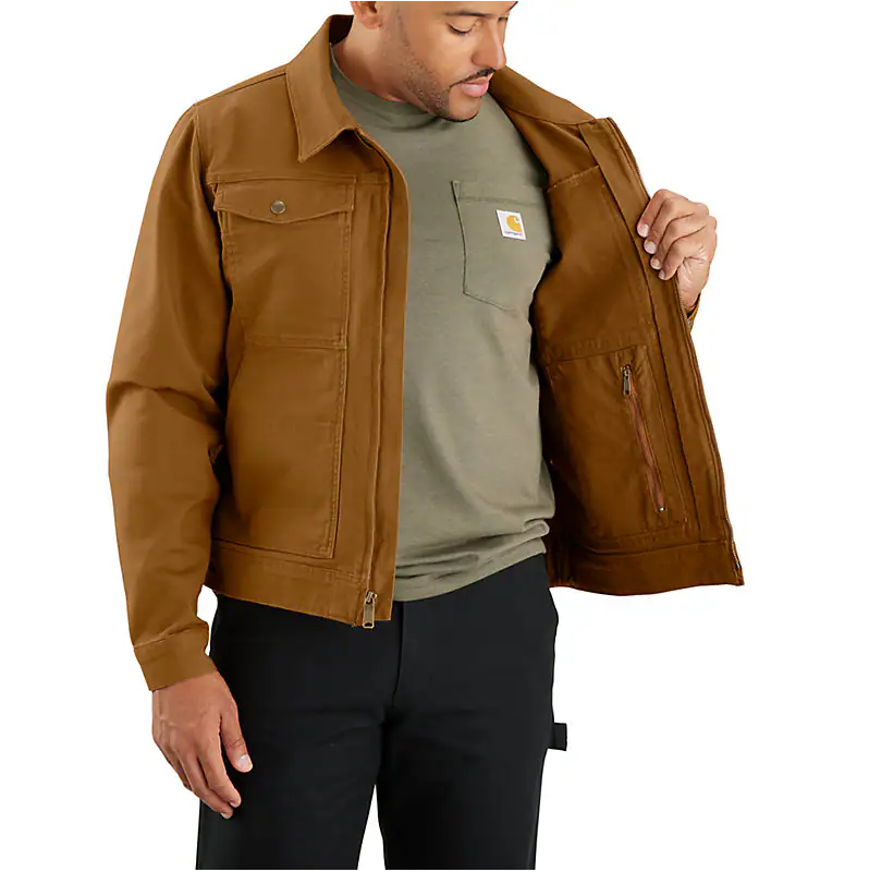 Rugged Flex® Duck Berwick Jacket | Carhartt Brown