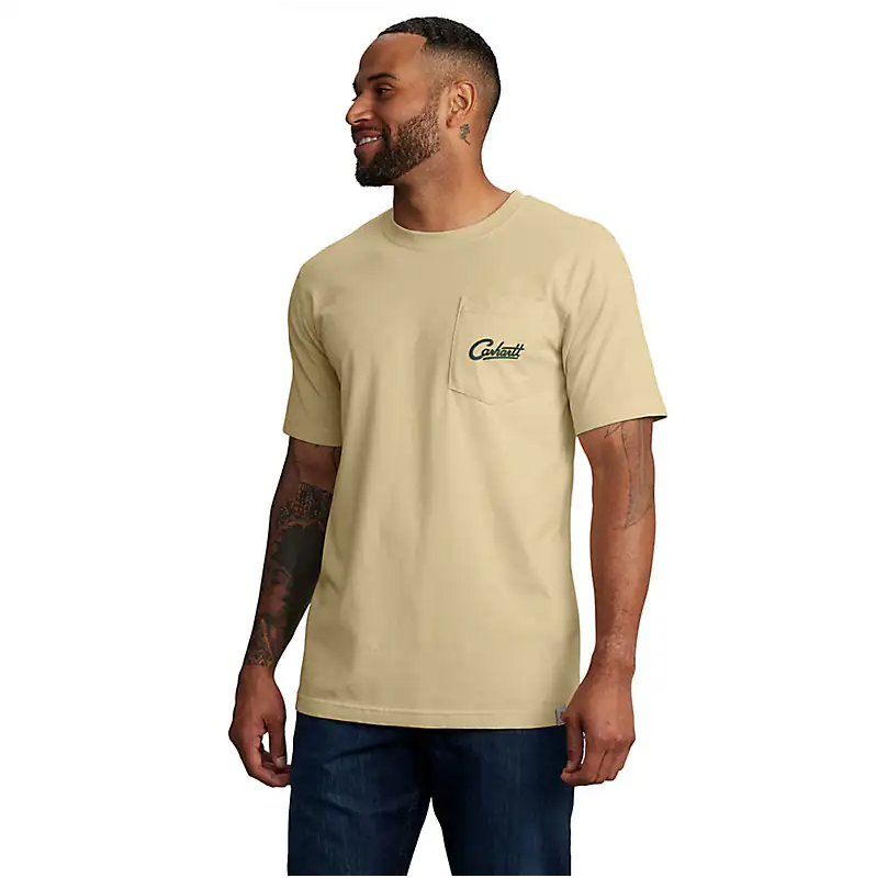 Men's Short Sleeve Dog Graphic Tee | Beach