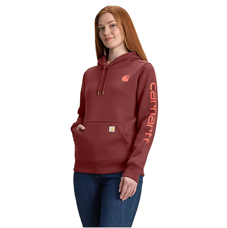 Women's Midweight Logo Sleeve Sweatshirt | Barnwood