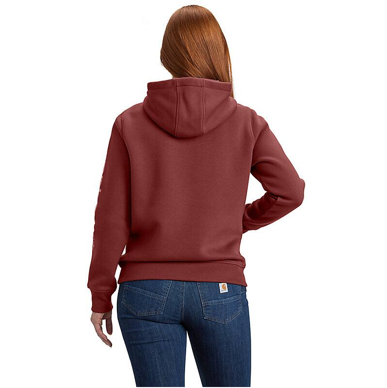 Women's Midweight Logo Sleeve Sweatshirt | Barnwood