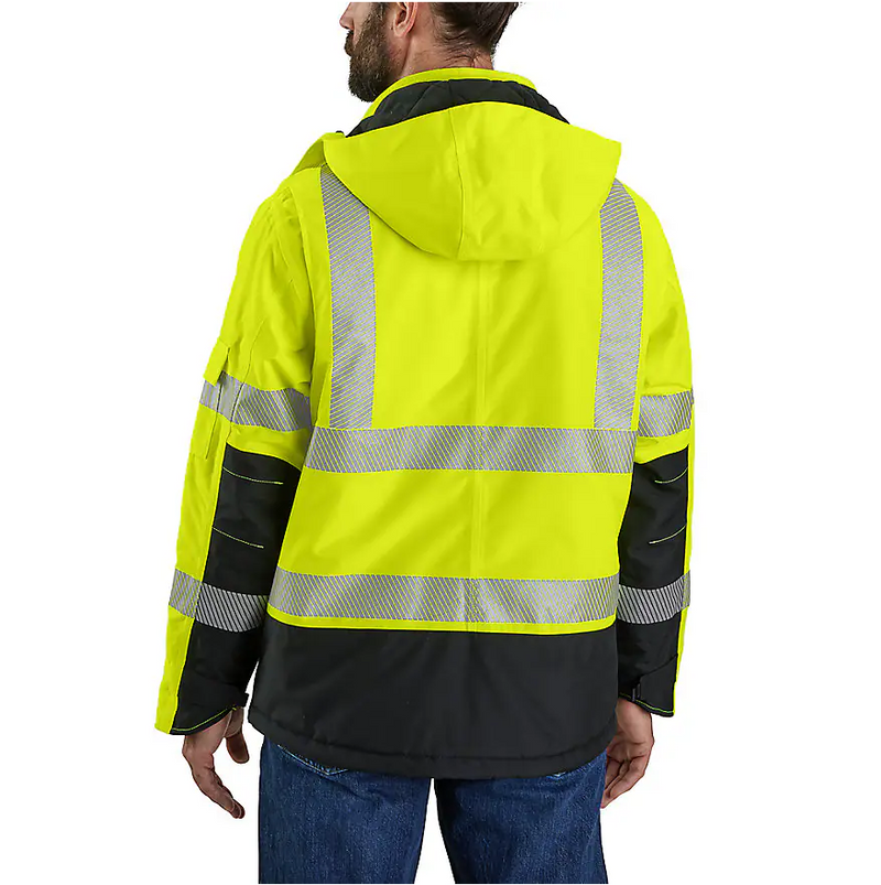 Men's High-Visibility Waterproof Class 3 Sherwood Jacket - 4 Extreme Warmth Rating | Brite Lime