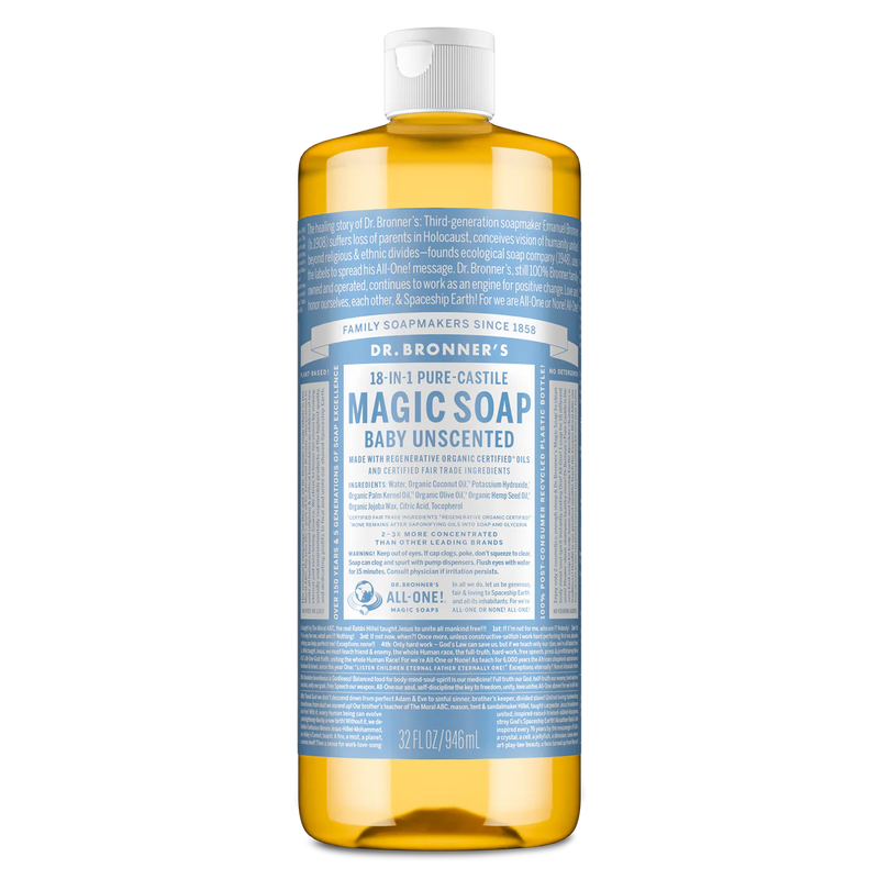 Baby Unscented Pure-Castile Magic Soap