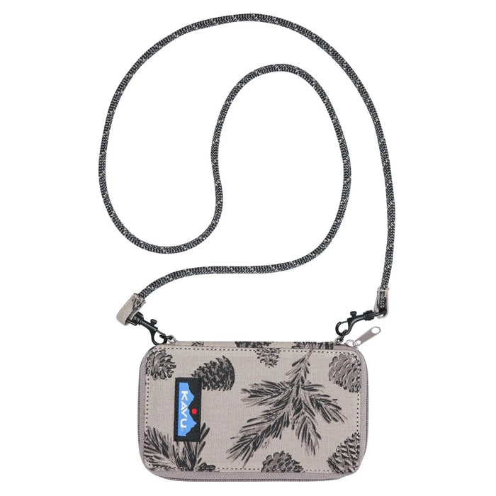 Kavu Go Time Canvas Crossbody Wallet Bag