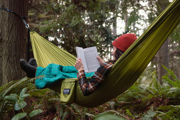 TravelNest hammock + Straps Combo | Moss