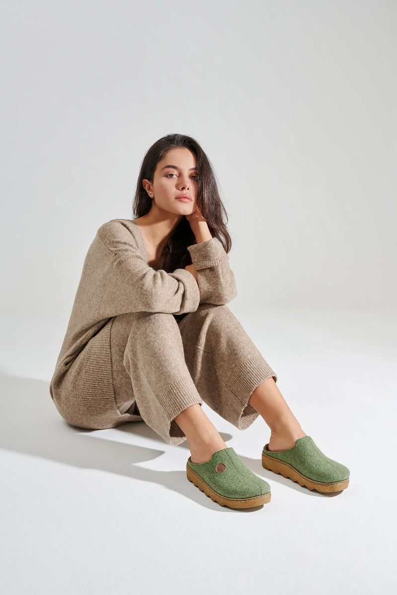 Women's Foggia D Slipper | Pesto