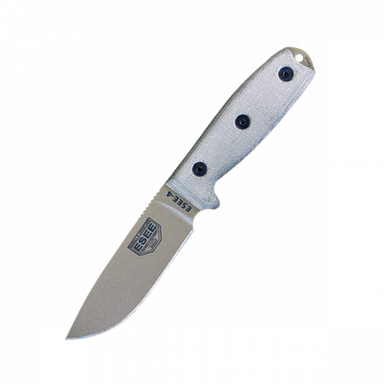Model 4 Fixed Blade Knife | Black Plain
