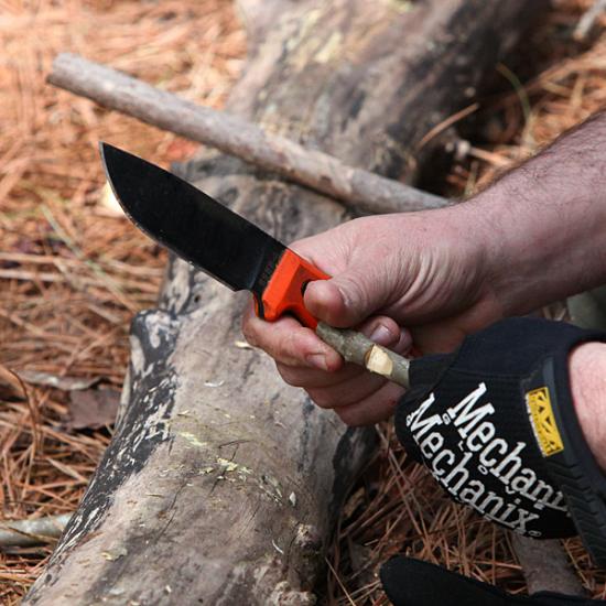 Model 4 Fixed Blade Knife | Black Plain