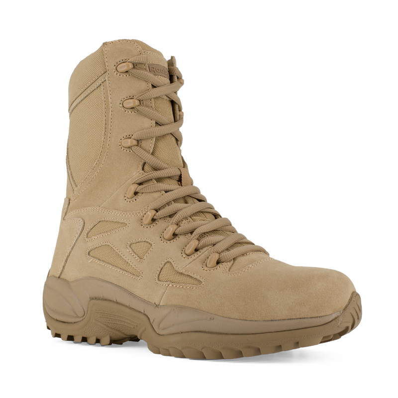 Men's RR 8" Stealth Boot w/Side Zipper | Desert Tan