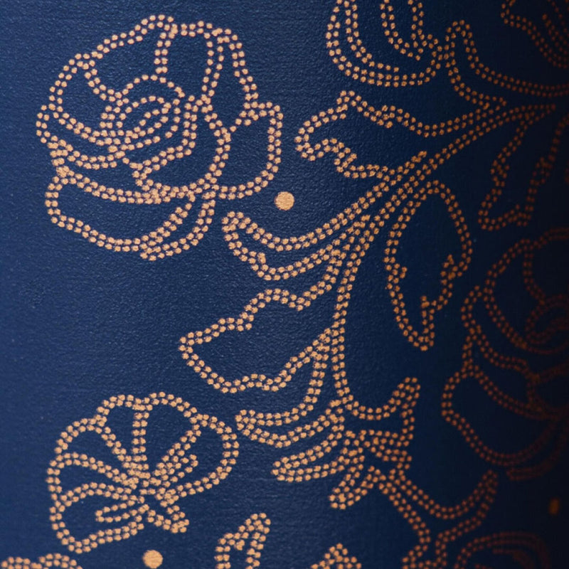 32 oz Wide Mouth Bottle with Flex Straw Cap | Western Dark Blue (Limited Edition)