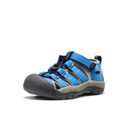 keen kids close toe sandal light blue with light grey and dark gray sole and ascents  