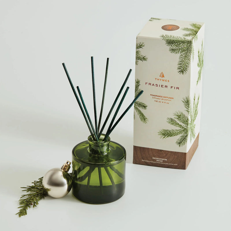 Frasier Fir Petite Green Glass Reed Diffuser