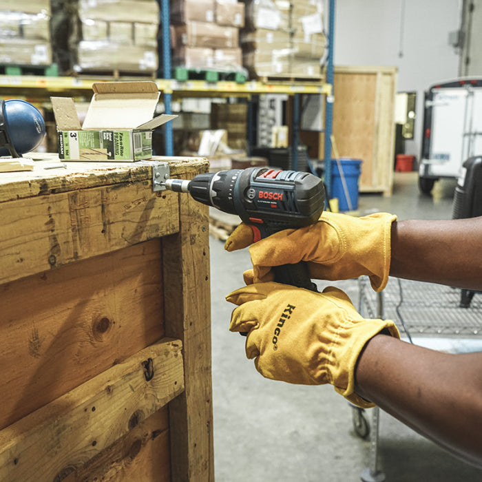 Men's Lined Suede Cowhide Gloves | Brown