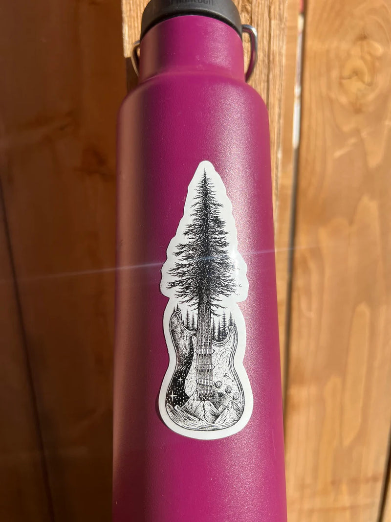 Nature Guitar Music Sticker