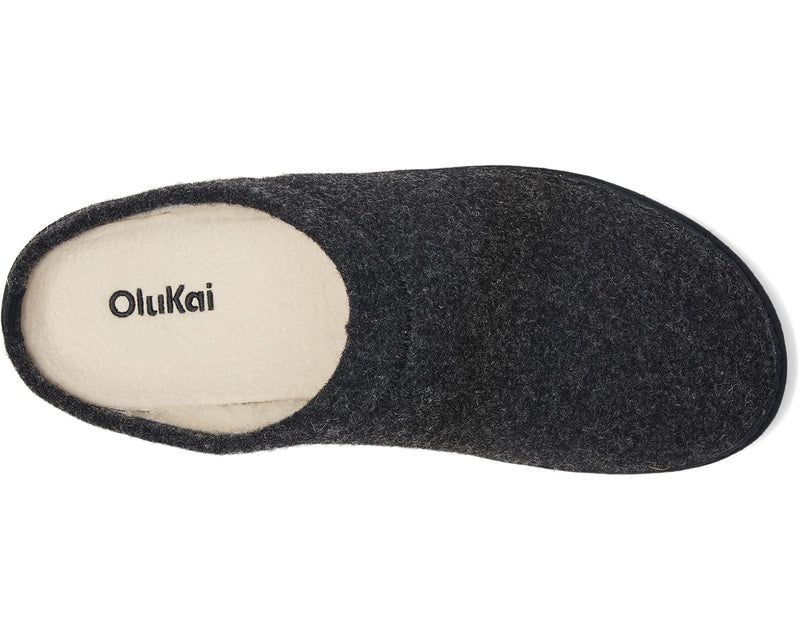 Men's Hāmani Hulu Wool Slipper | Dark Shadow