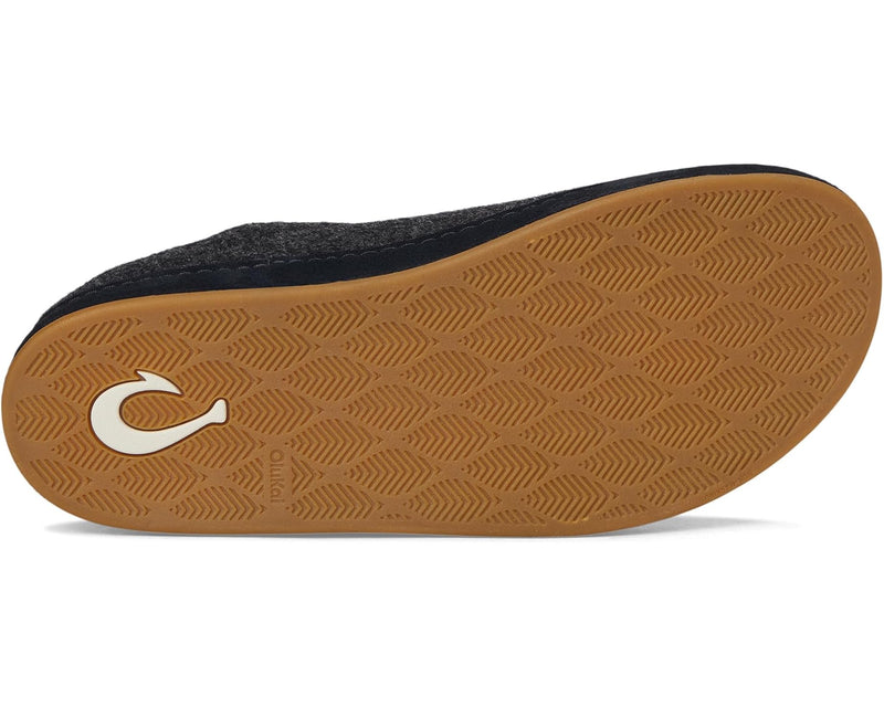 Men's Hāmani Hulu Wool Slipper | Dark Shadow