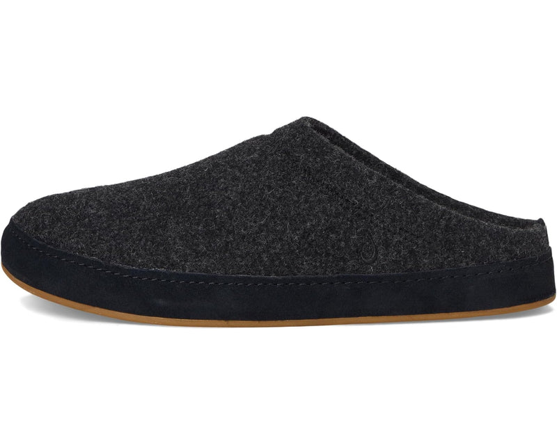 Men's Hāmani Hulu Wool Slipper | Dark Shadow
