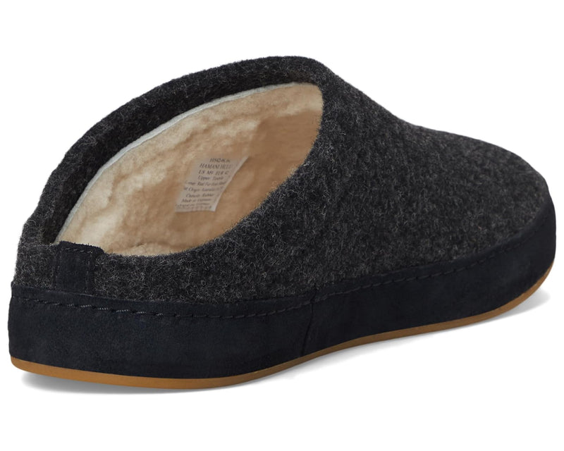Men's Hāmani Hulu Wool Slipper | Dark Shadow
