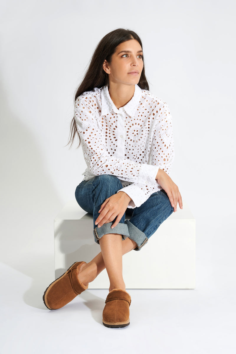 Women's Gardena Slipper | Cuoio