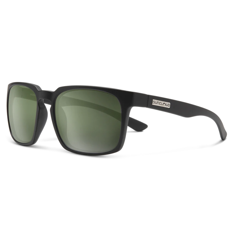 Hundo Sunglasses | Matte Black with Polarized Gray Green Lenses