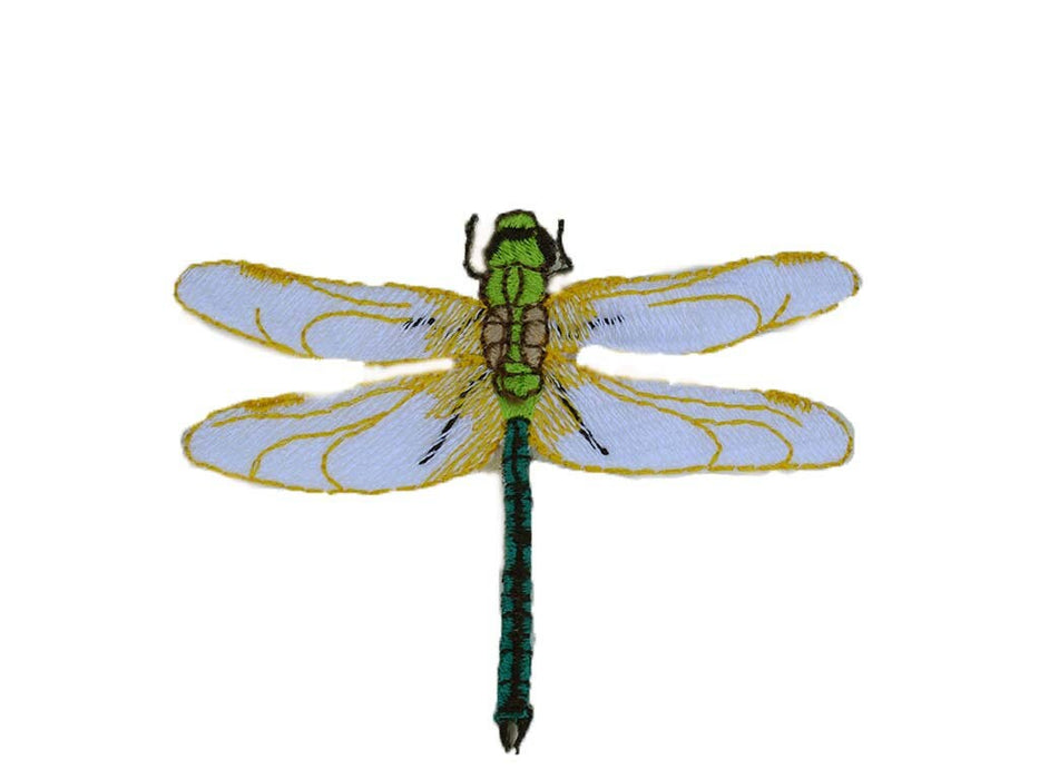 Dragonfly Embroidered Iron On Patch