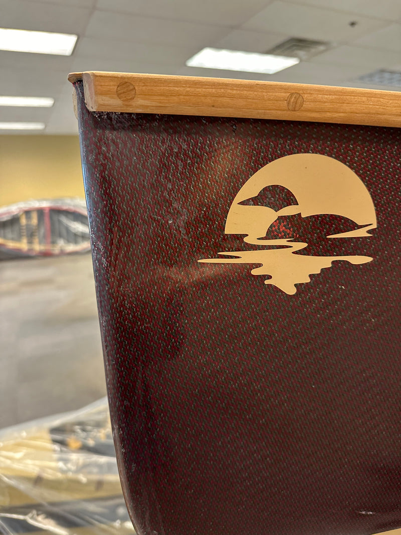 Upper Cascade 12' Canoe Display Model 28LBS Brown Carbon/Kevlar