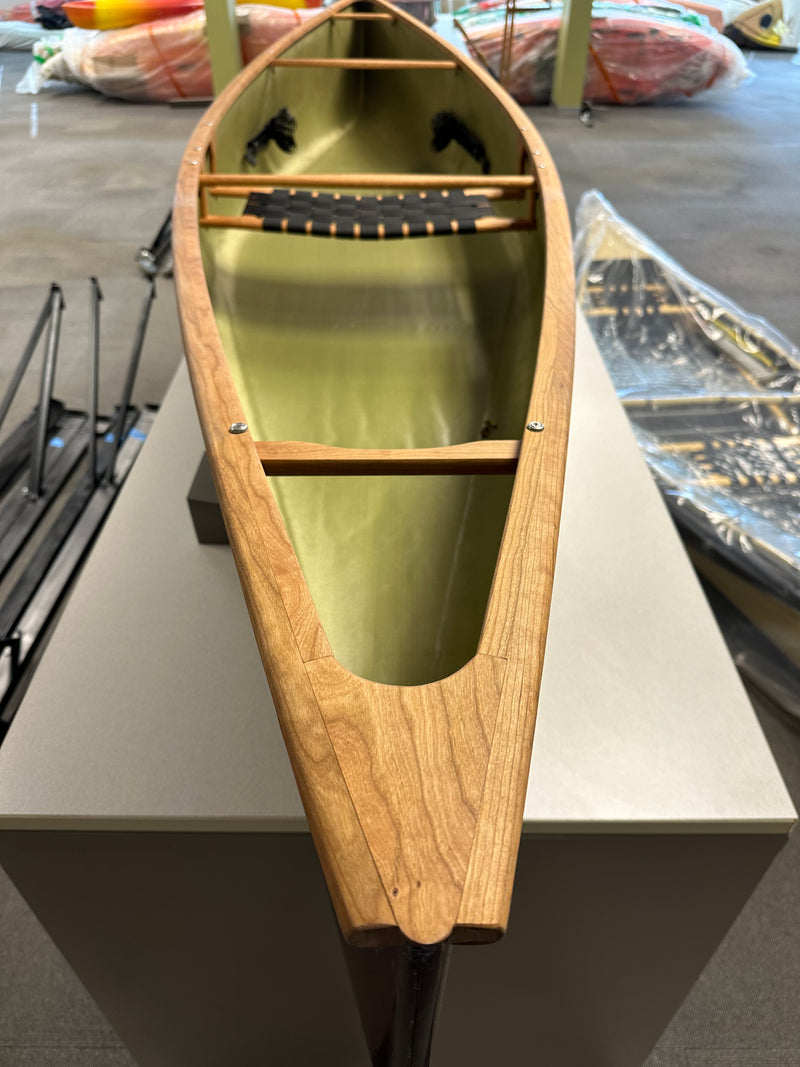 Upper Cascade 12' Canoe Display Model 28LBS Brown Carbon/Kevlar