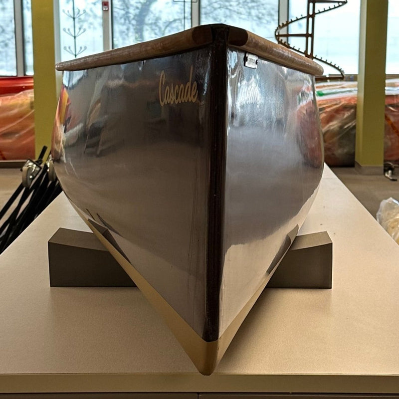 Upper Cascade 12' Canoe Display Model 28LBS Brown Carbon/Kevlar