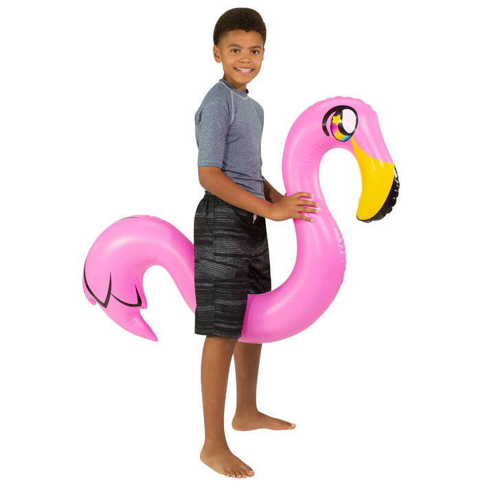 PoolCandy Inflatable Flamingo Ride-On Pool Noodle