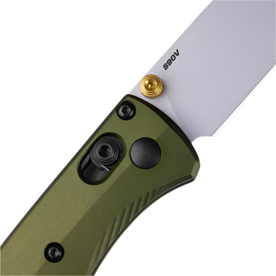 Mini Bugout Drop Point Knife | Woodland Green