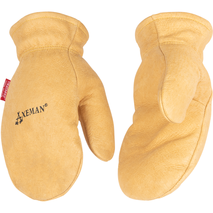 Kids' Axeman® Lined Grain Leather Mitt