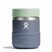 Hydro Flask insulated cup with a light green lid on a white background