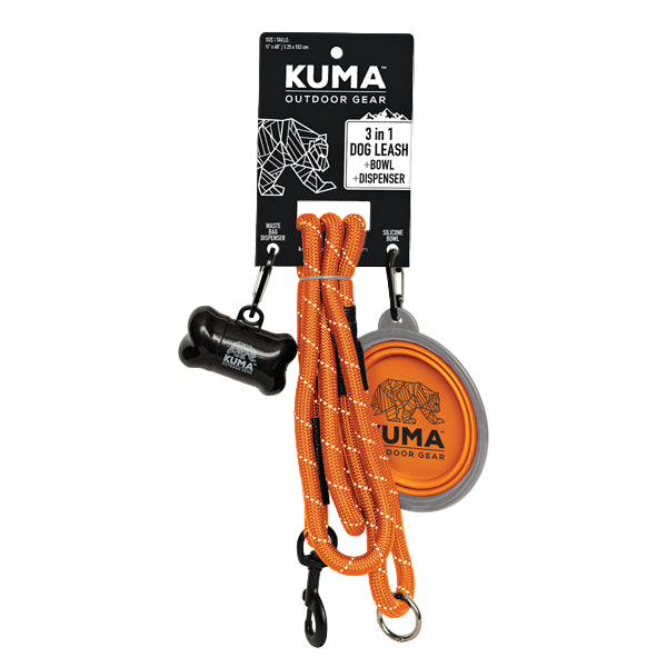 3 In 1 Dog Leash | Orange