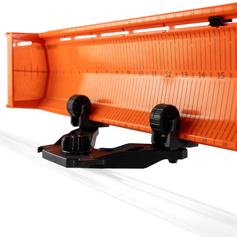 Leaderboard Double Header Track Mount | Black