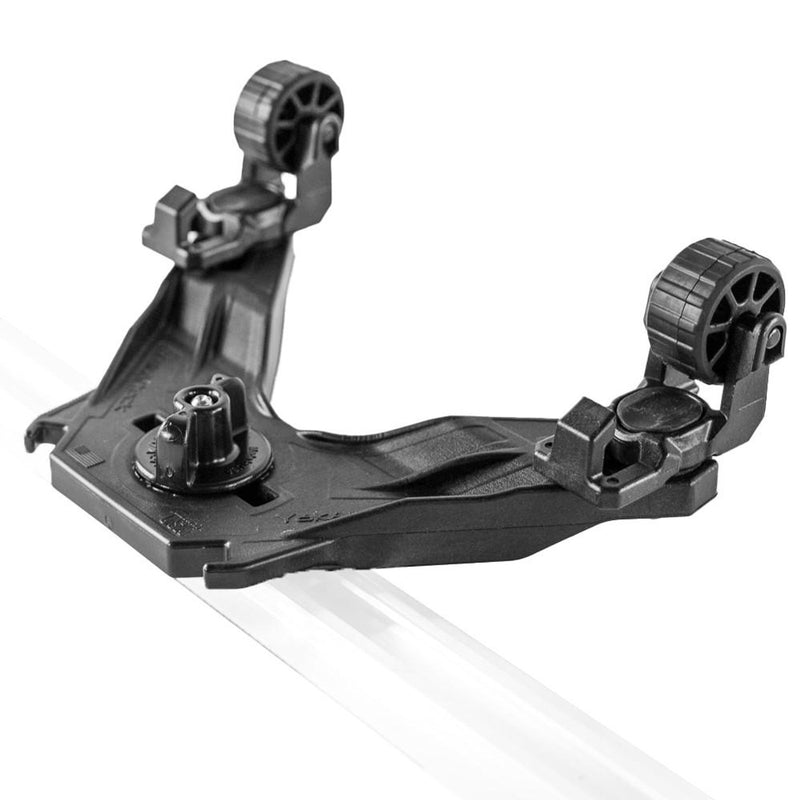 Leaderboard Double Header Track Mount | Black