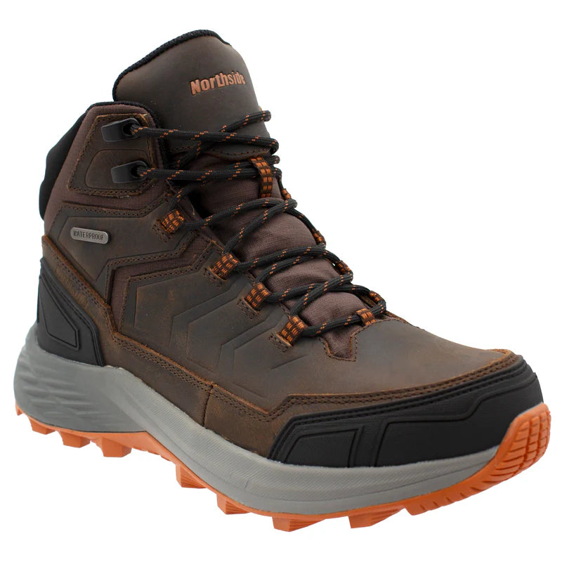 Men's Alpine Ridge Mid Waterproof Hiking Boot | Dark Brown