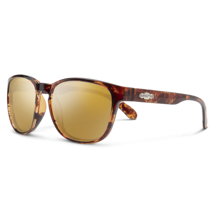 Loveseat Sunglasses | Tortoise with Polarized Sienna Mirror Lenses