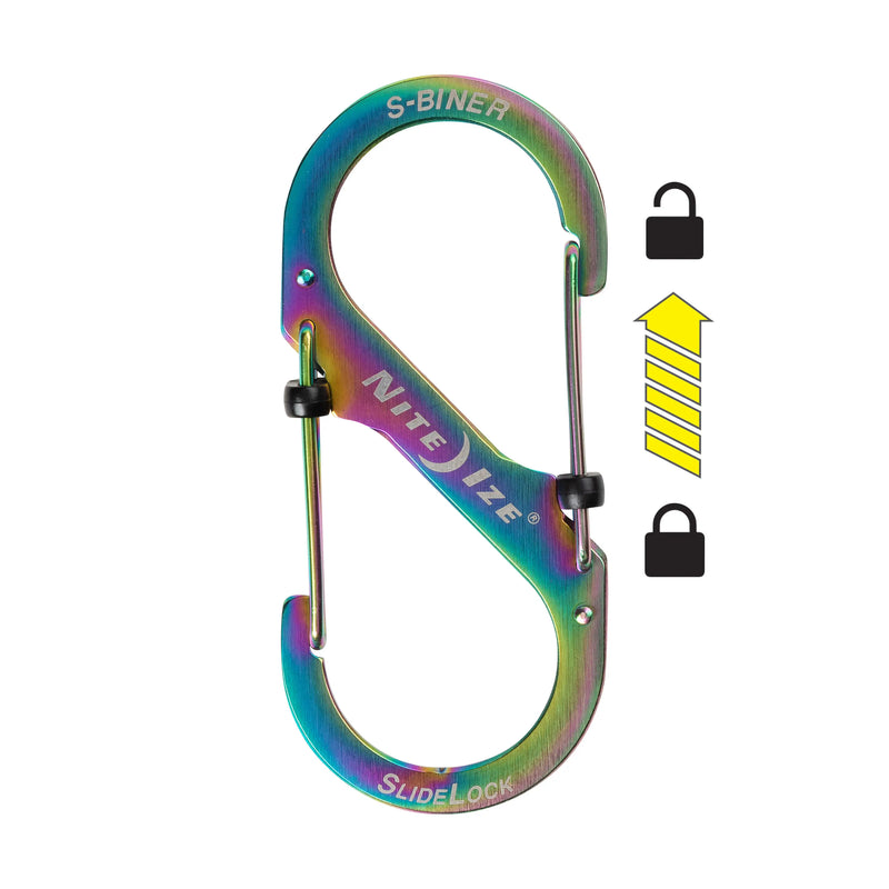 S Biner Slide Lock #3 Carabiner | Stainless