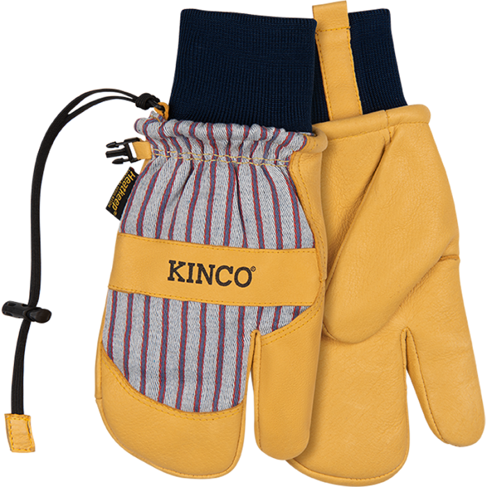 1927KWLT™ Lined Premium Grain Pigskin Lobster Ski Mitt with Omni-Cuff™