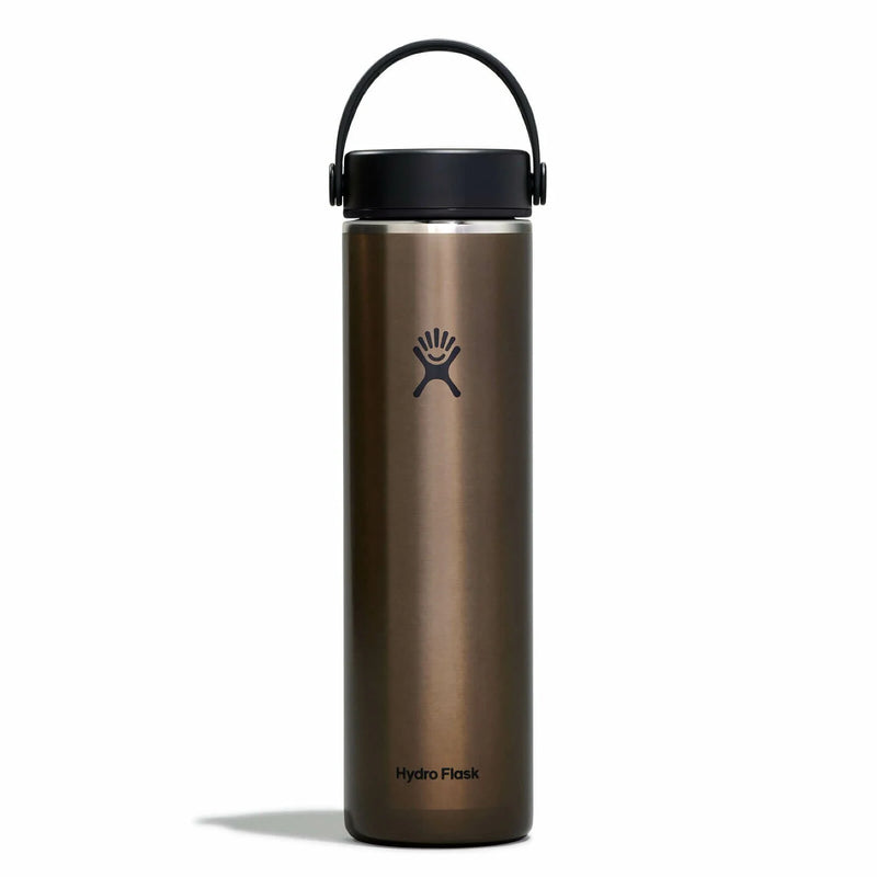 24 oz Lightweight Wide Mouth Trail Series™ Bottle with Flex Cap | Obsidian