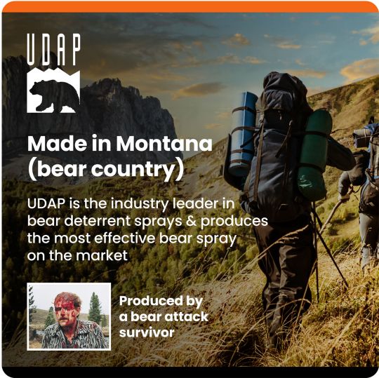 SOG Bear Spray 7.9oz with Griz Guard Holster