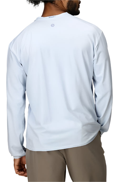 Men's Long Sleeve Air Exchange Solar Shield Crew | Vapor