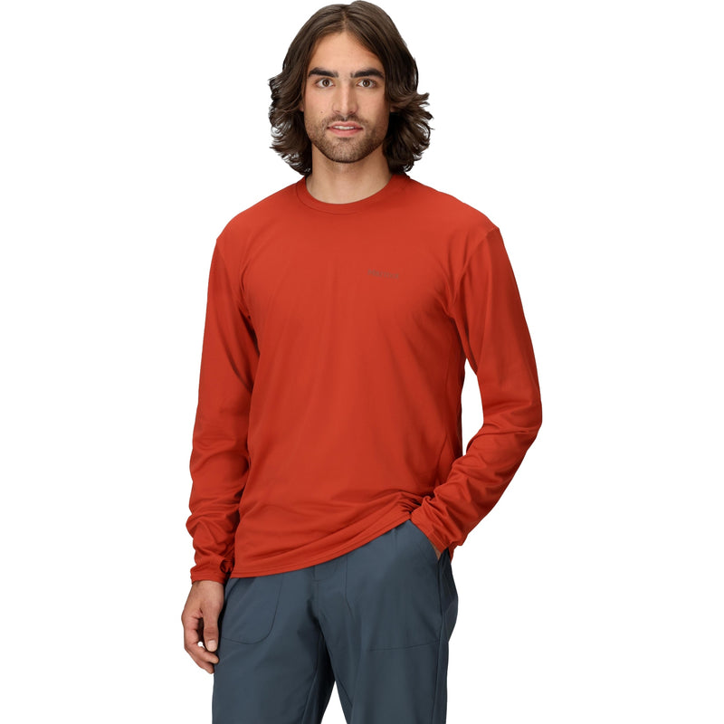 Men's Long Sleeve Air Exchange Solar Shield Crew | Sumac