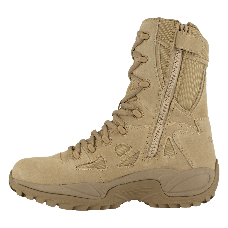Men's RR 8" Stealth Boot w/Side Zipper | Desert Tan