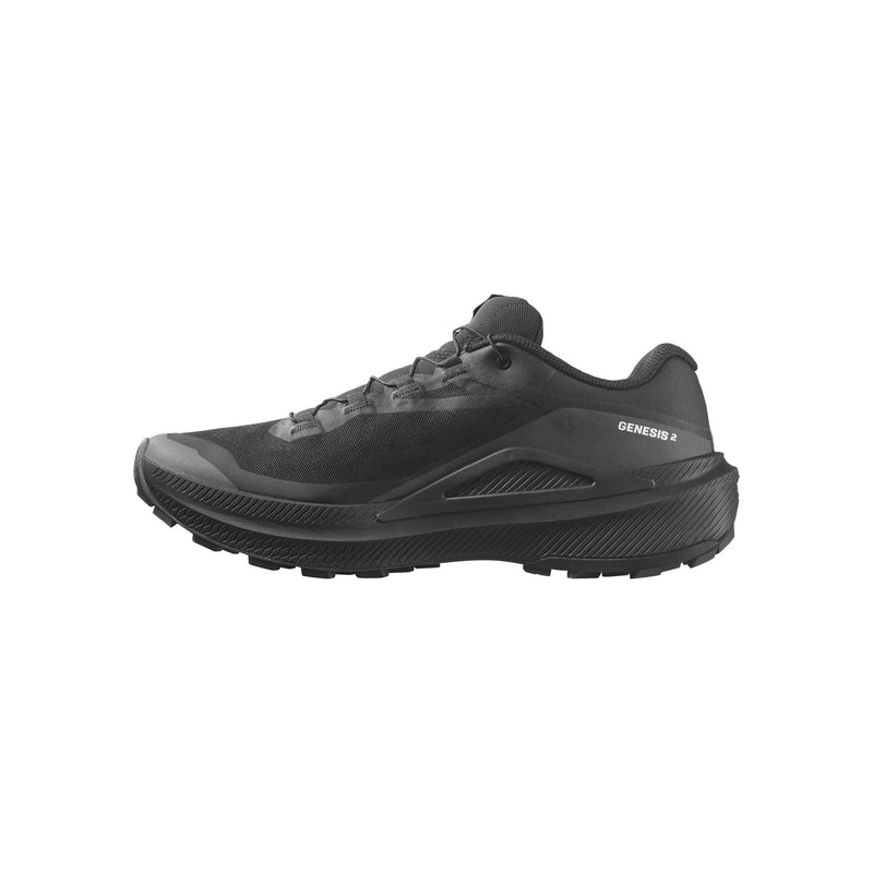 Black sneaker on a white background