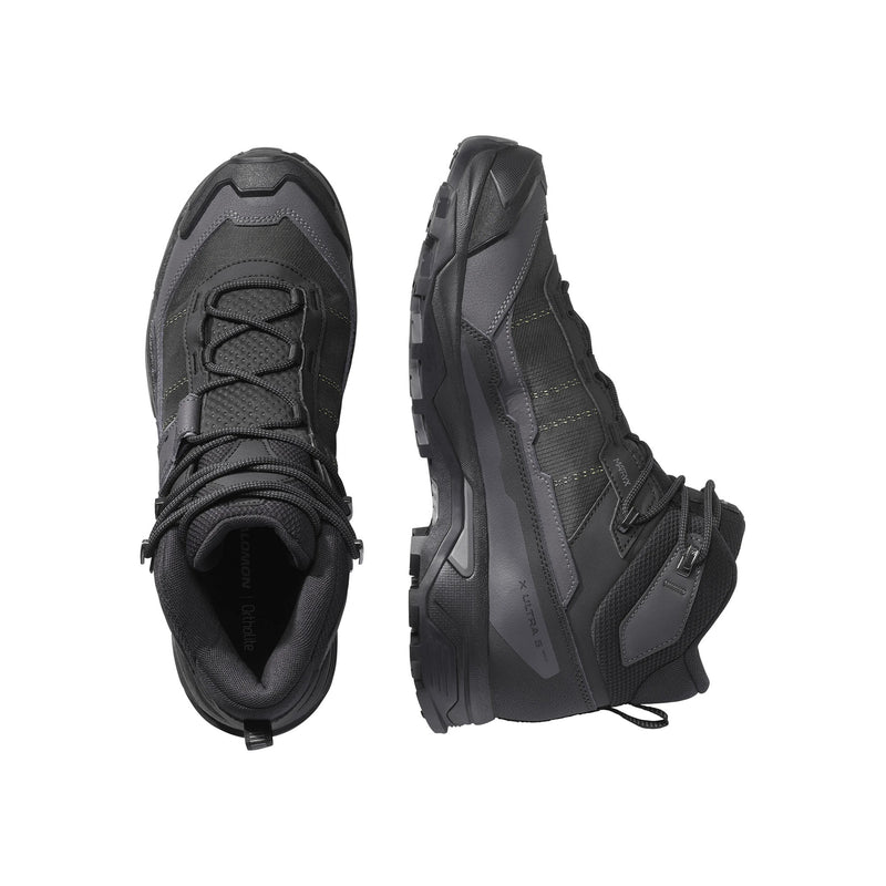 Men's X Ultra 5 Mid Wide GTX | Black/Asphalt/Castlerock