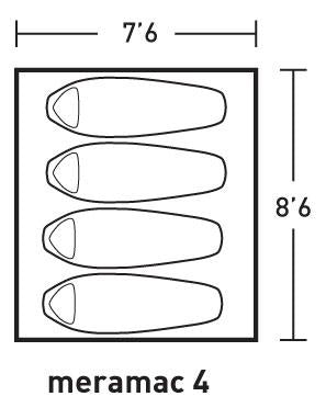 Alps Mountaineering Meramac 4 Person Tent