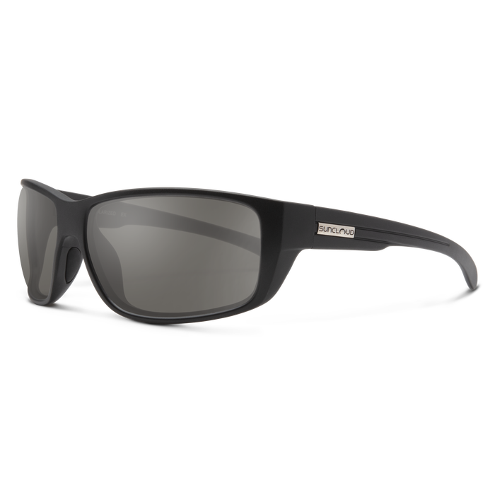 Milestone Sunglasses | Matte Black with Polarized Gray Lenses