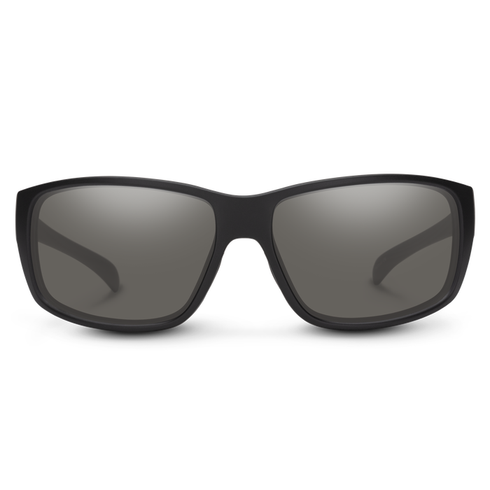 Milestone Sunglasses | Matte Black with Polarized Gray Lenses