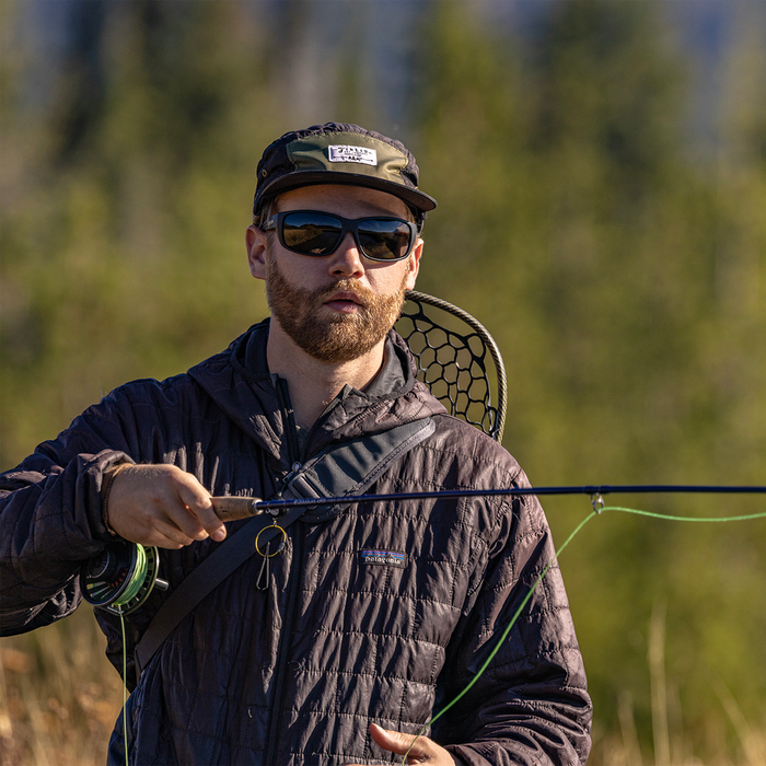 Milestone Sunglasses | Matte Black with Polarized Gray Lenses