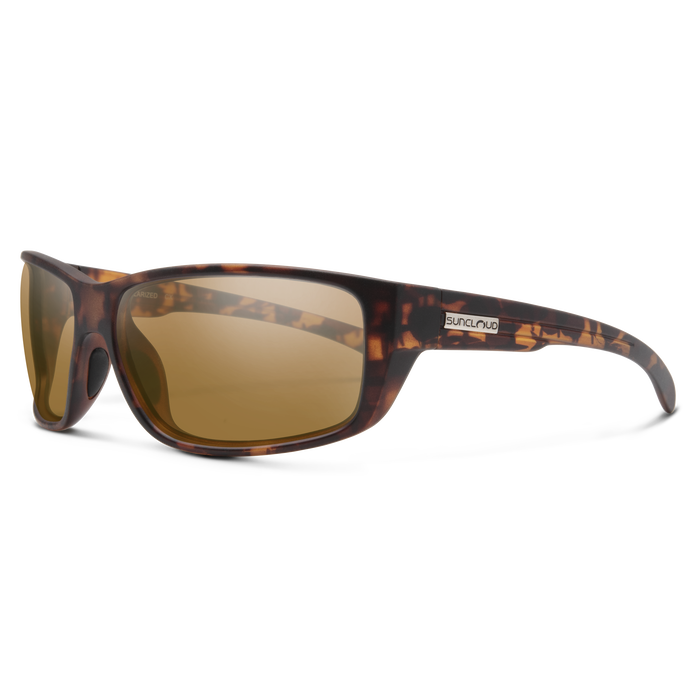 Milestone Sunglasses | Matte Tortoise with Polarized Brown Lenses
